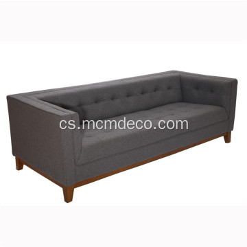 Dřevěná rámová vlněná tkanina Atwood Sofa